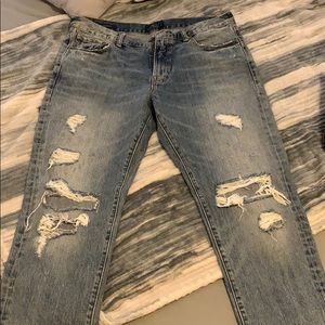 Men’s Stressed Lucky Brand Jeans